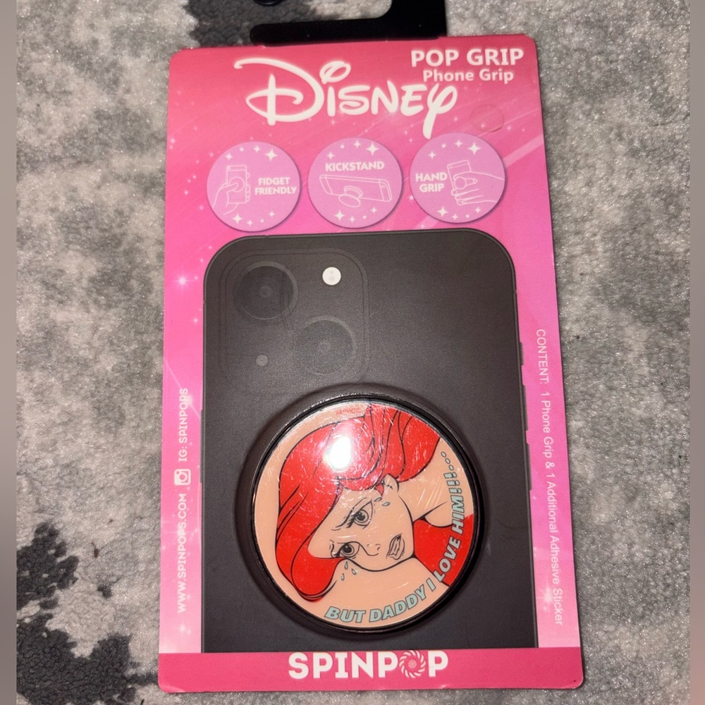 But Daddy I love you him 
Ariel Pop Grip